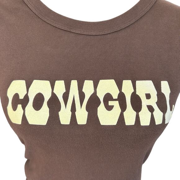 Brandy Melville John Galt Cowgirl Top XS Small Y2k Western Festival Summer Retro - Picture 2 of 11